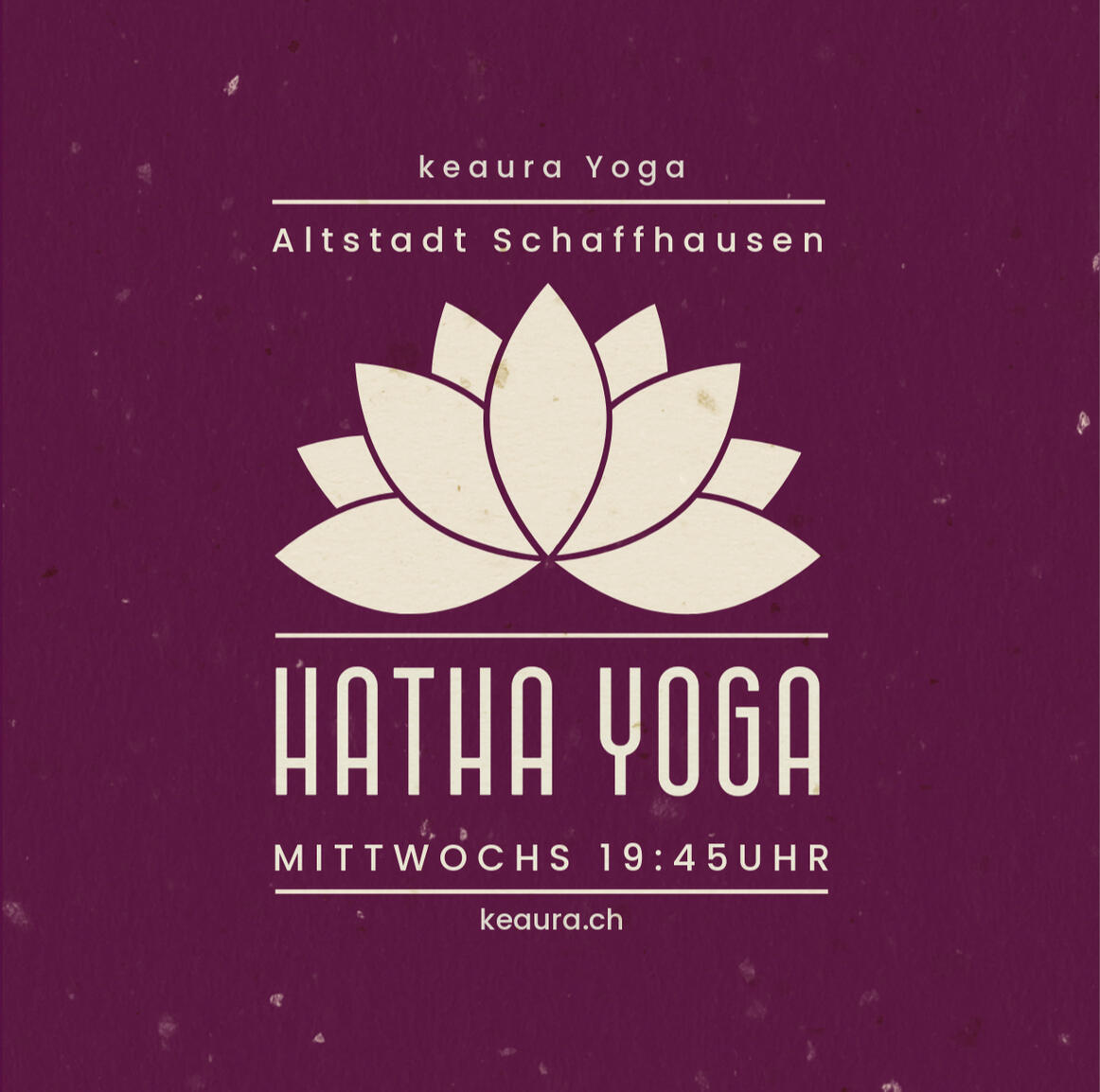 Hatha Yoga in der Altstadt Schaffhausen